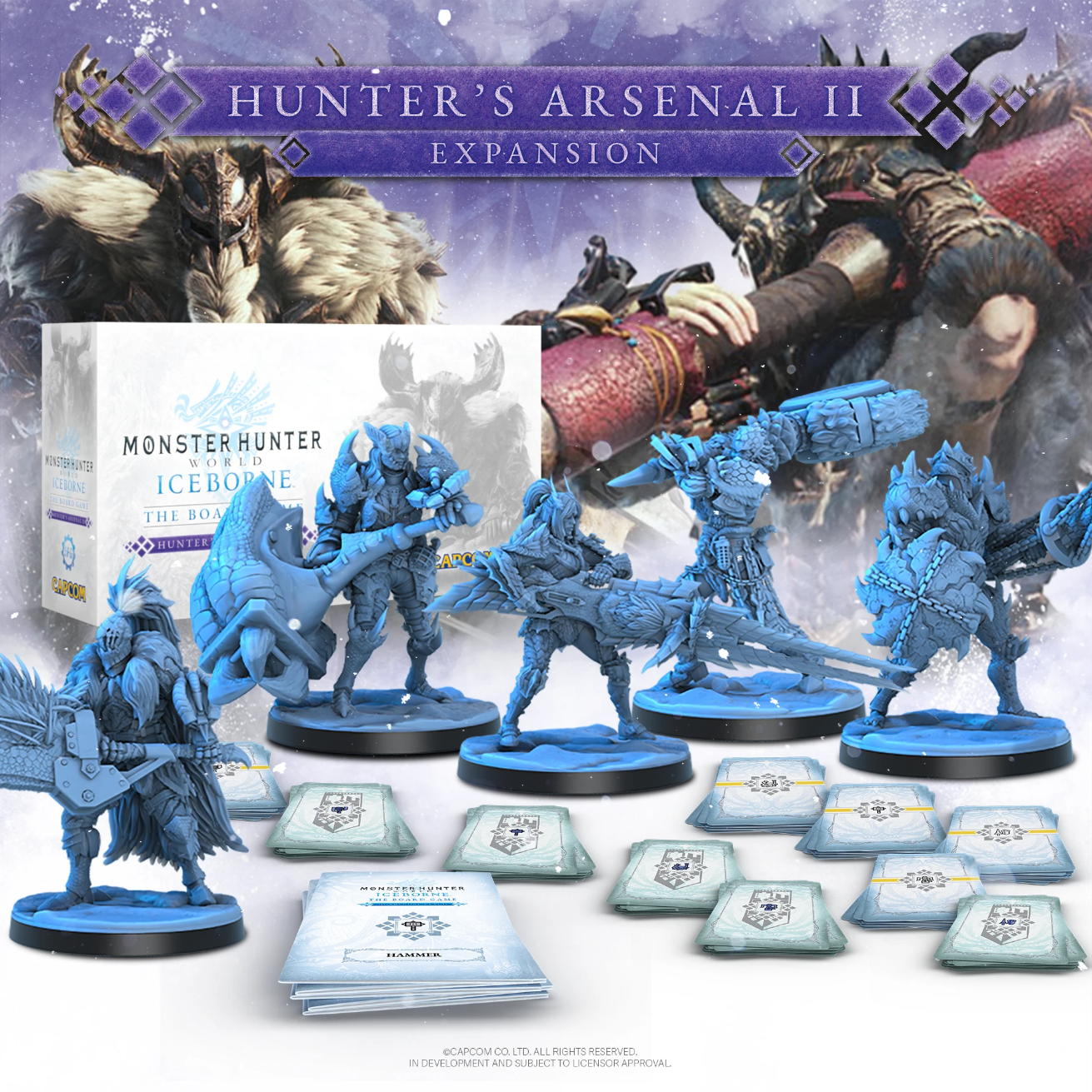 Kickstarter Exclusive Monster Hunter World Iceborne: The Board Game Hunter's Arsenal 2 Expansion