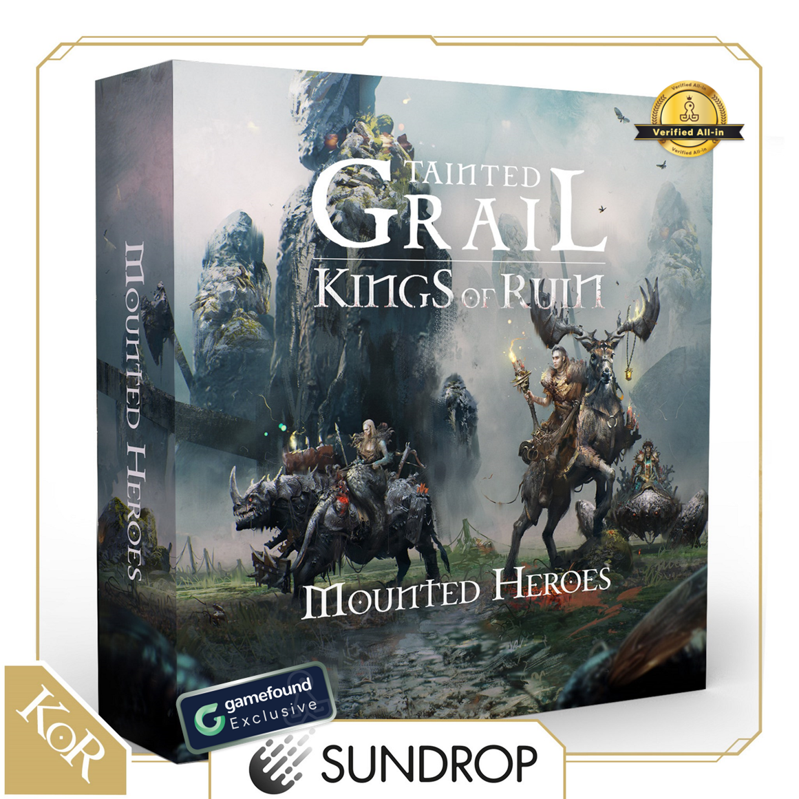 Gamefound Exclusive Tainted Grail: Kings of Ruin Mounted Heroes Expansion, Sundrop Edition