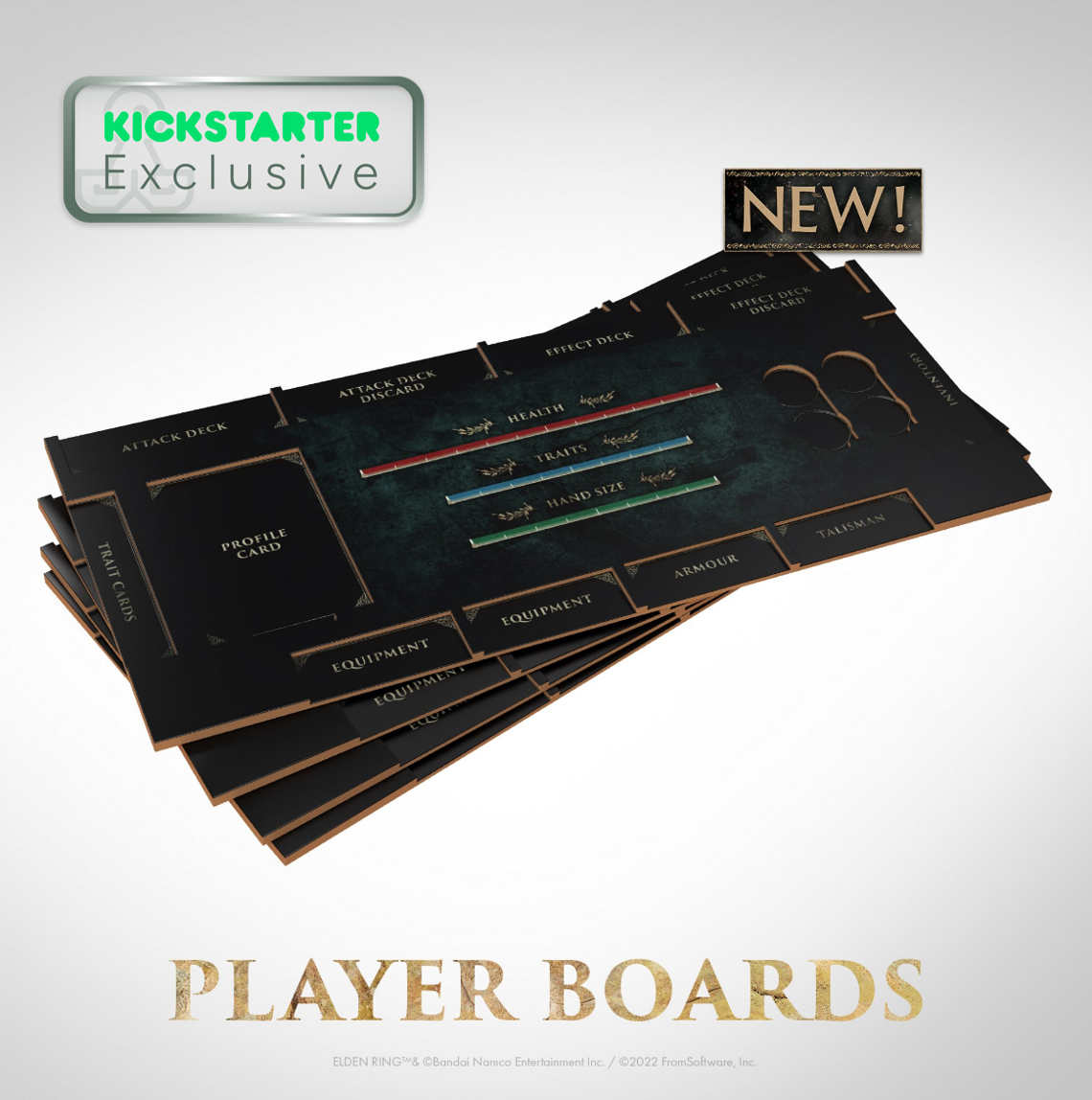Kickstarter Exclusive Elden Ring: The Board Game Dual Layer Player Boards Expansion