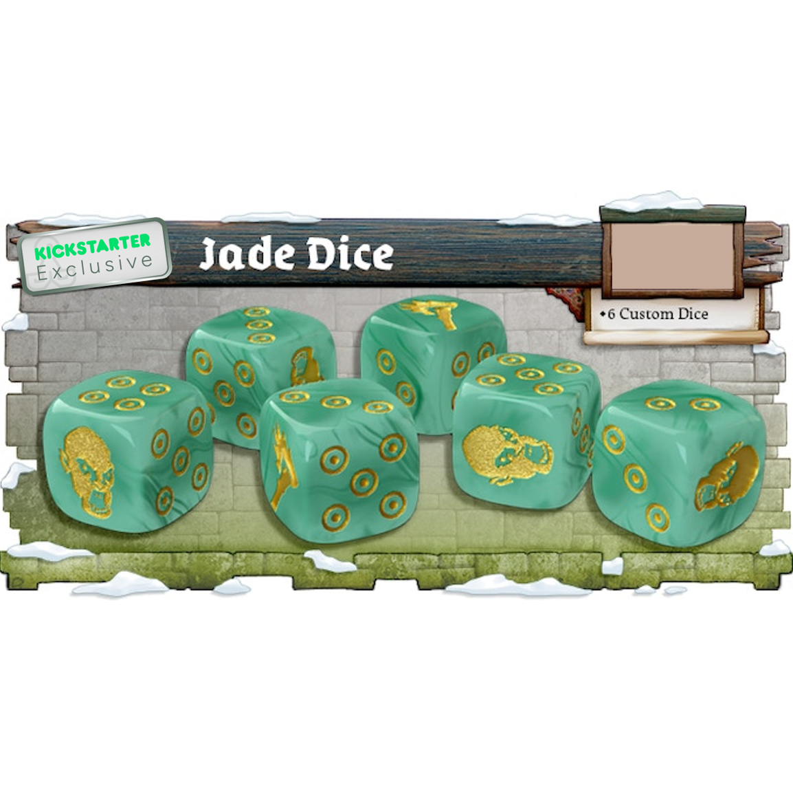 Jade Dice (Kickstarter Exclusive PRE-ORDER)