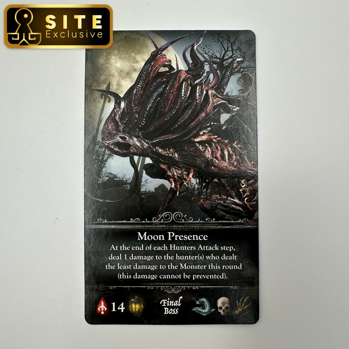 Site Exclusive Bloodborne: The Card Game, Moon Presence Final Boss