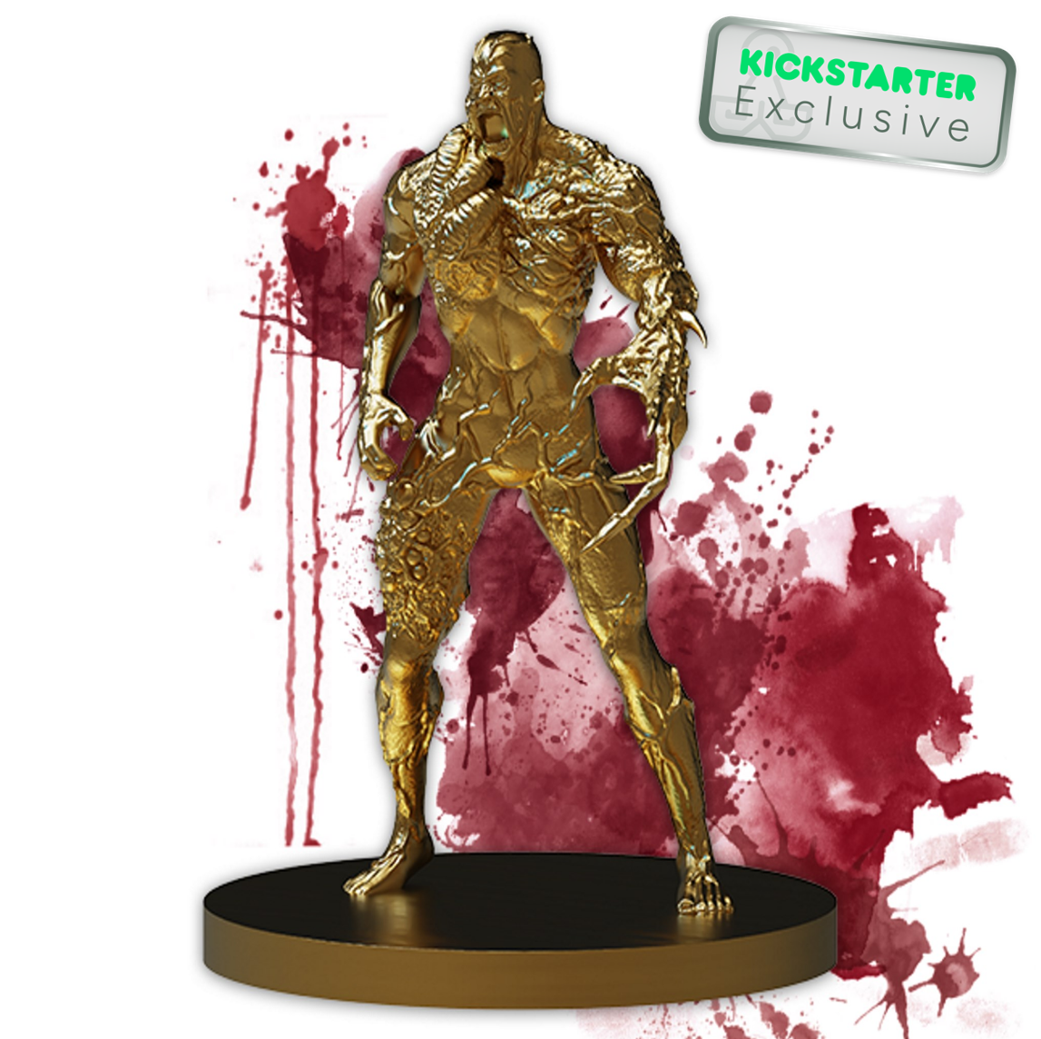 Kickstarter Exclusive Resident Evil: The Board Game Gold Tyrant Expansion Miniature