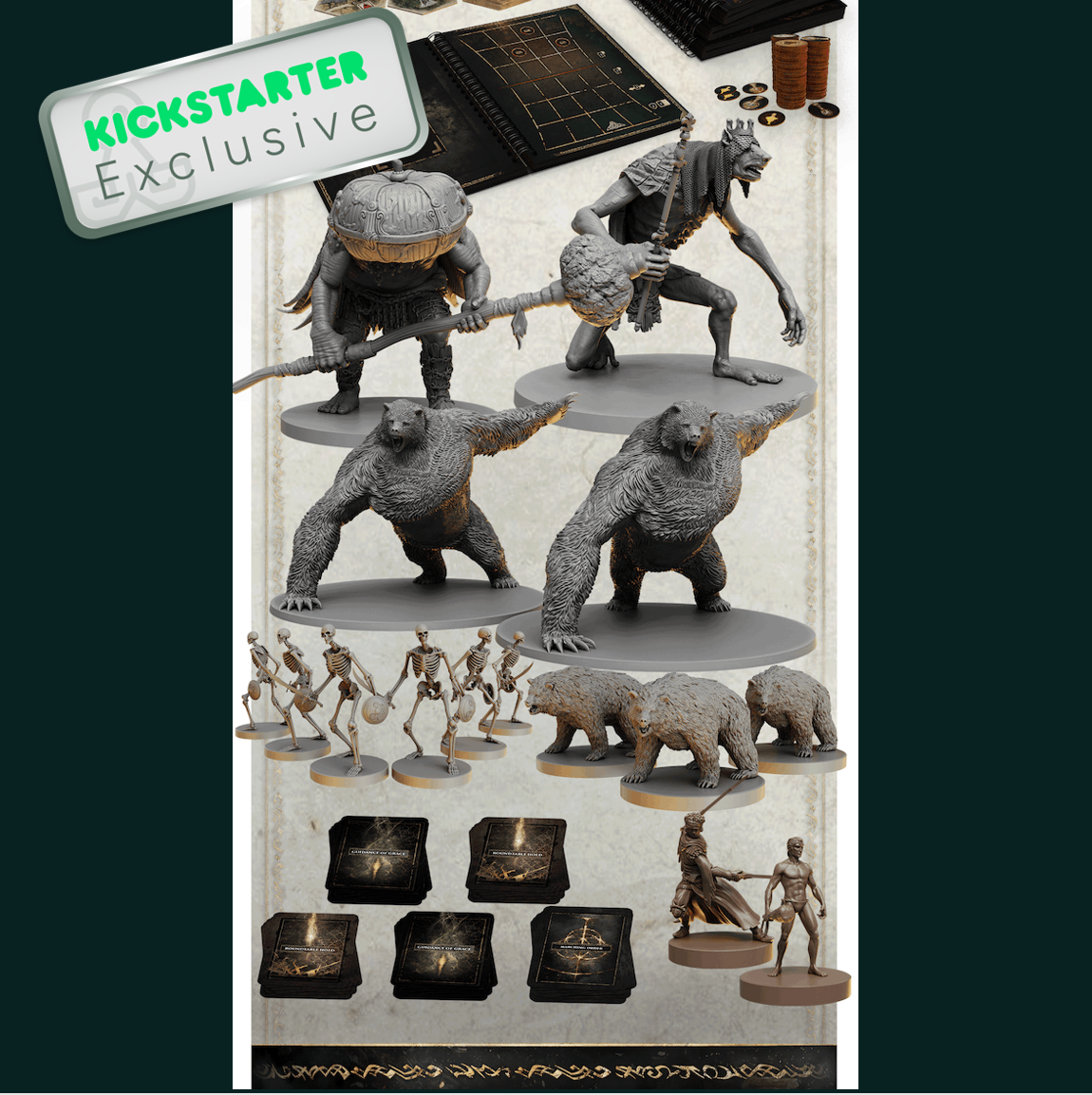 Kickstarter Exclusive Elden Ring: The Board Game Stretch Goals