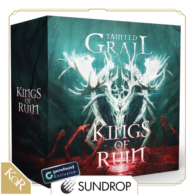 Gamefound Exclusive Tainted Grail: Kings of Ruin Core Box, Sundrop Edition