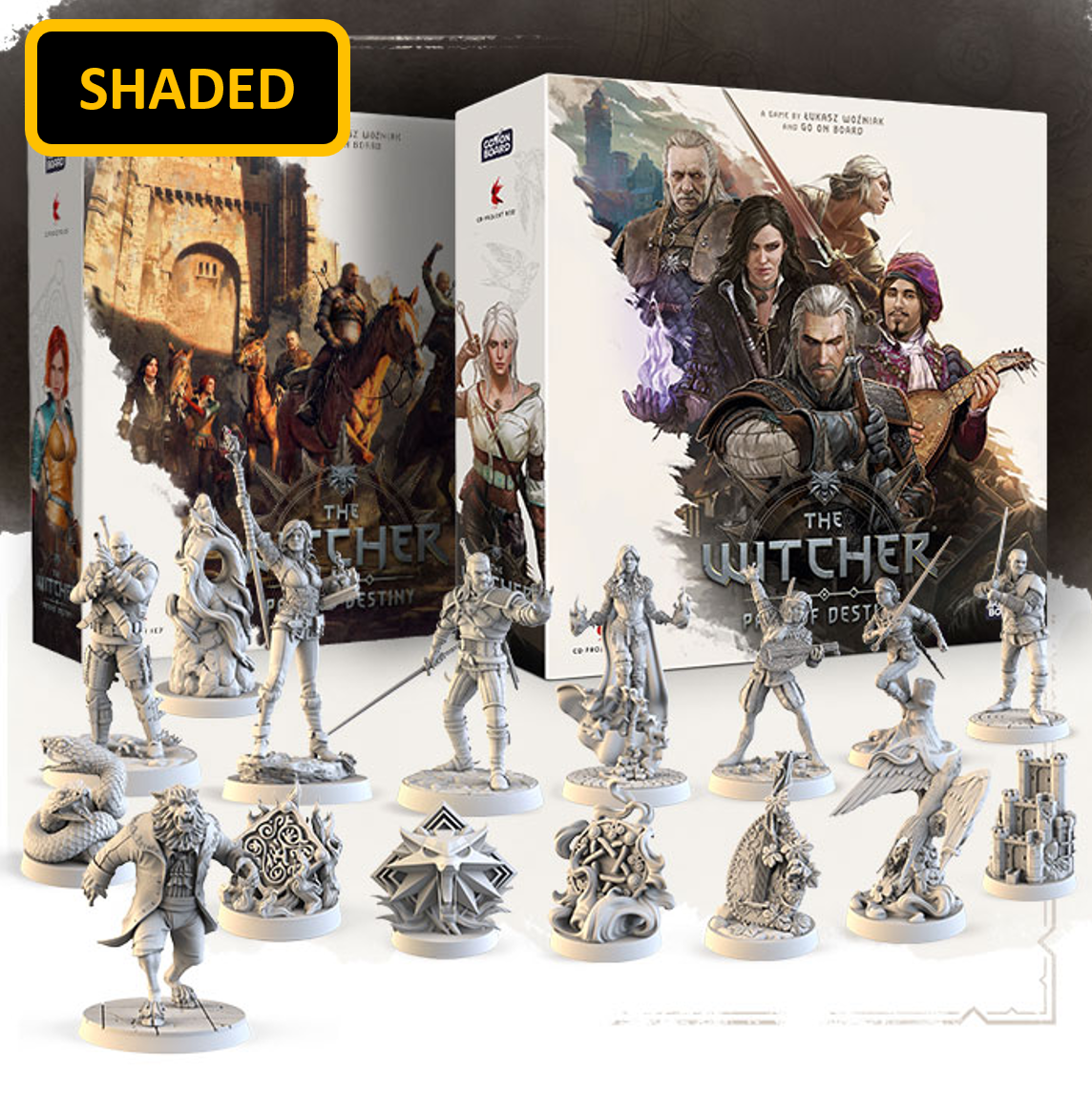 Gamefound Exclusive The Witcher: Path of Destiny Board Game Core Box, Shaded Edition