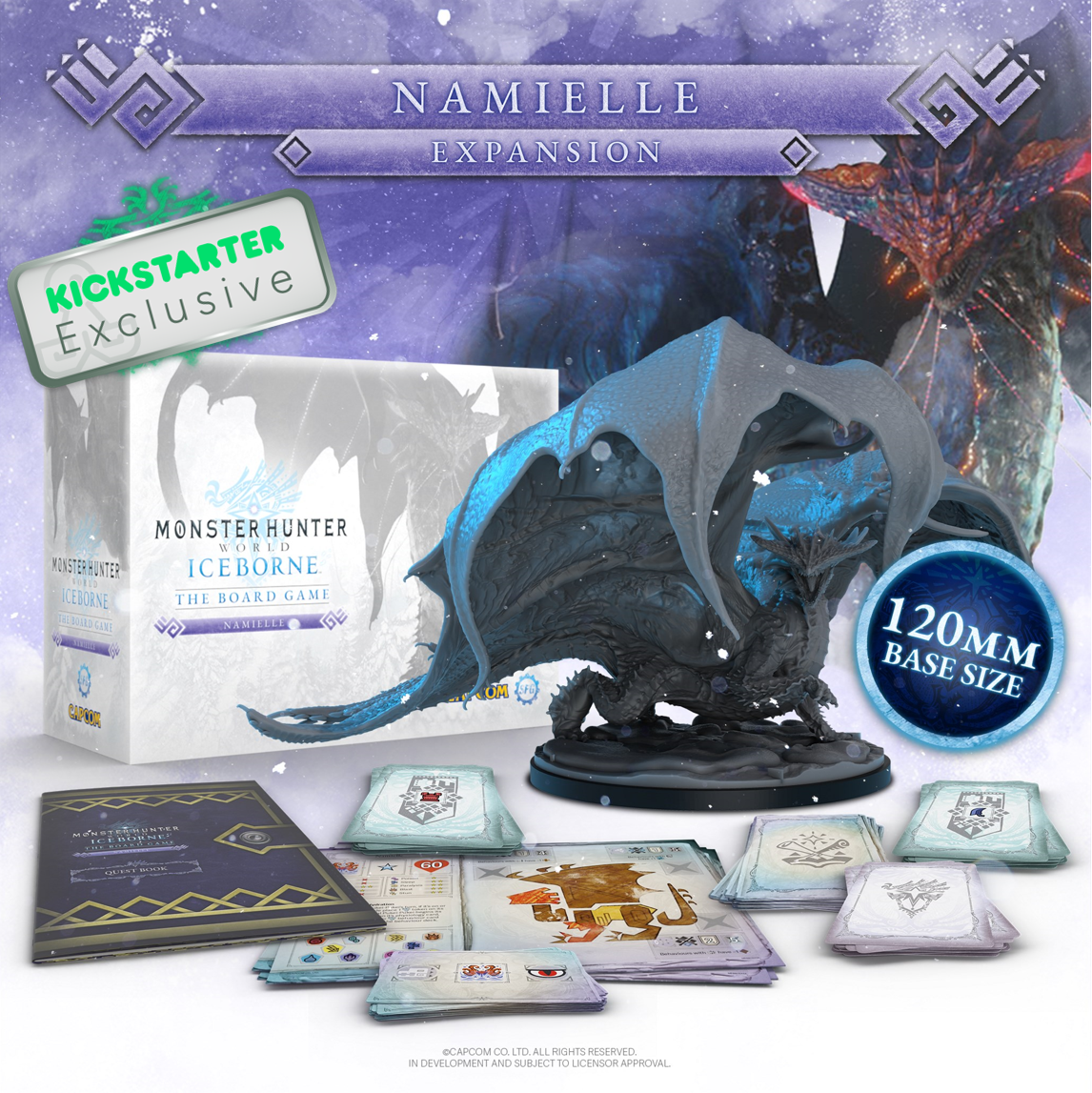 Kickstarter Exclusive Monster Hunter World Iceborne: The Board Game Namielle Expansion