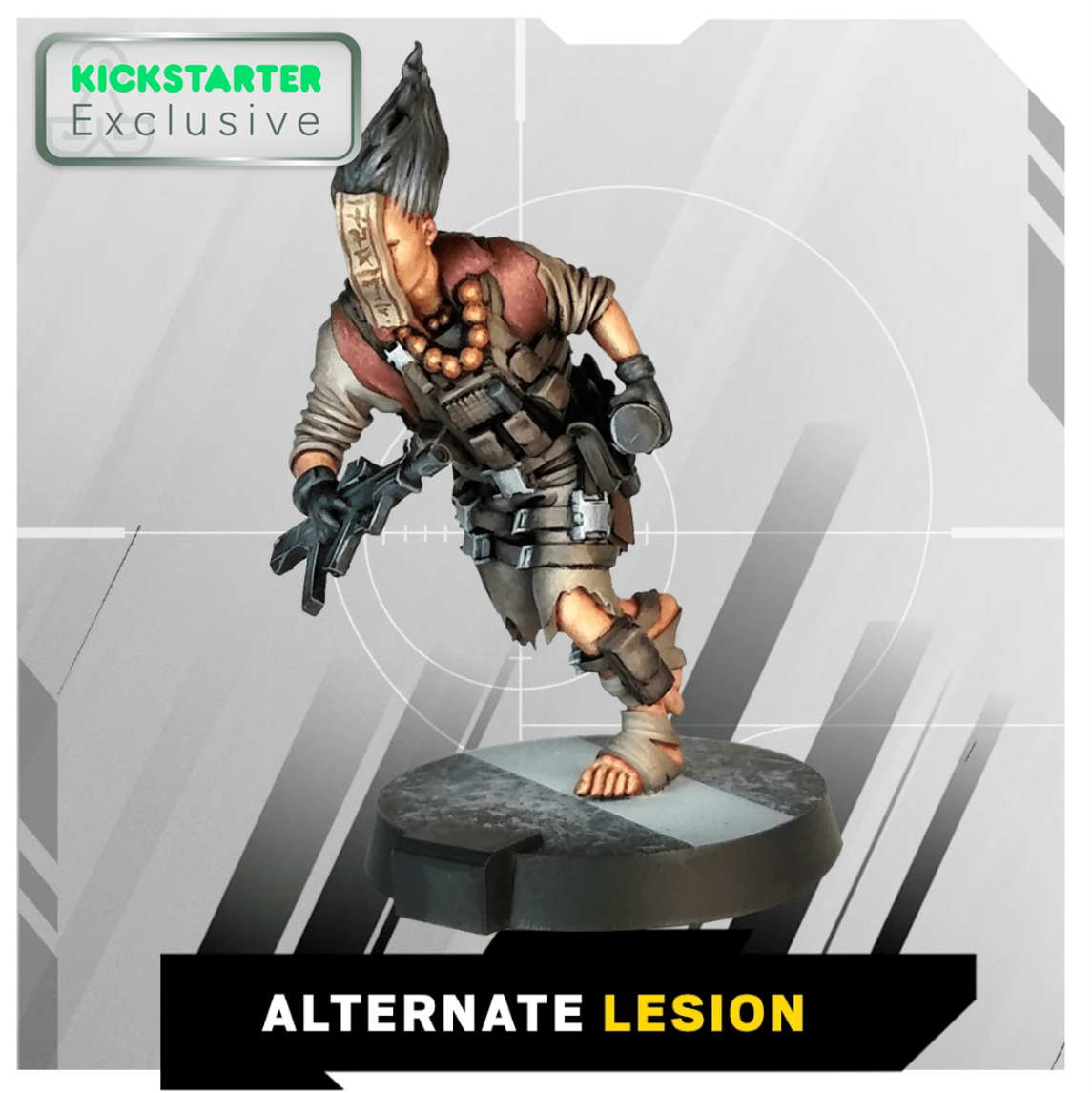 Kickstarter Exclusive Year 2 Expansion, Alternate Lesion Miniature Painted, From 6: Siege - The Board Game
