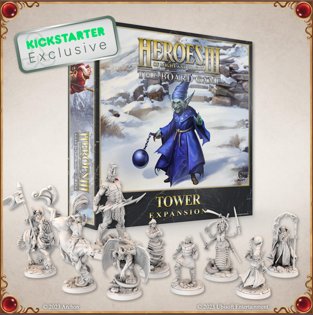 Kickstarter Exclusive Heroes of Might and Magic 3: The Board Game Tower Expansion