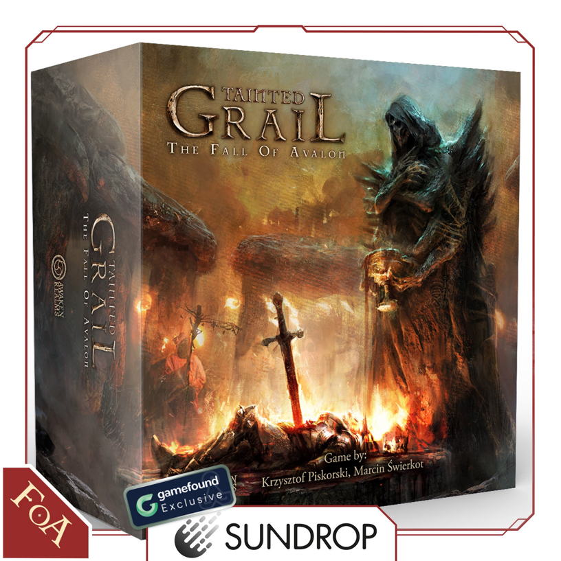 Gamefound Exclusive Tainted Grail: Fall of Avalon Core Box, Sundrop Edition