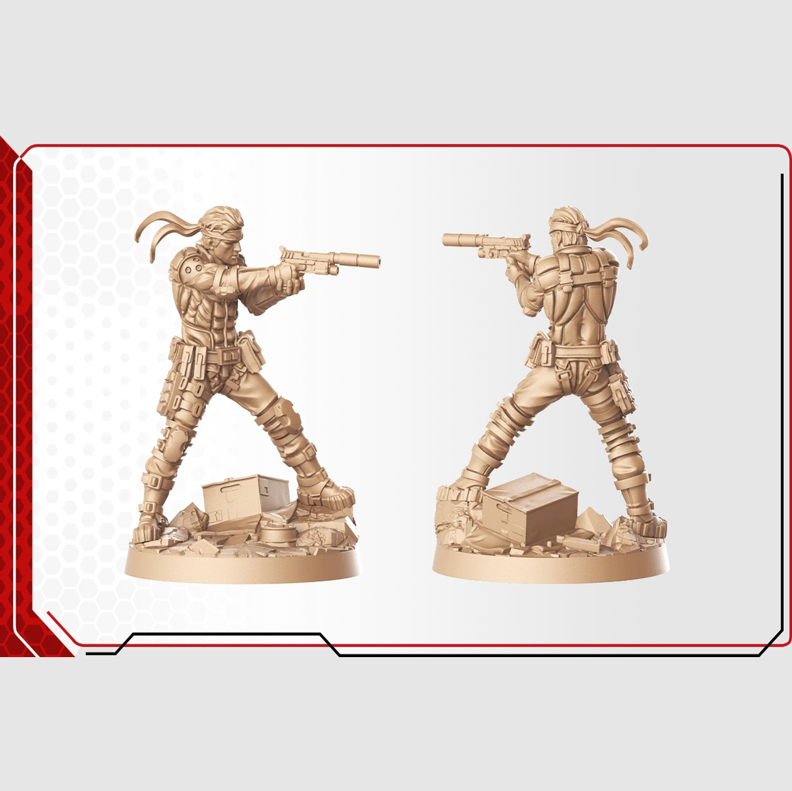 Esclusive Metal Gear Solid: The Board Game - Integral Edition, snake miniature