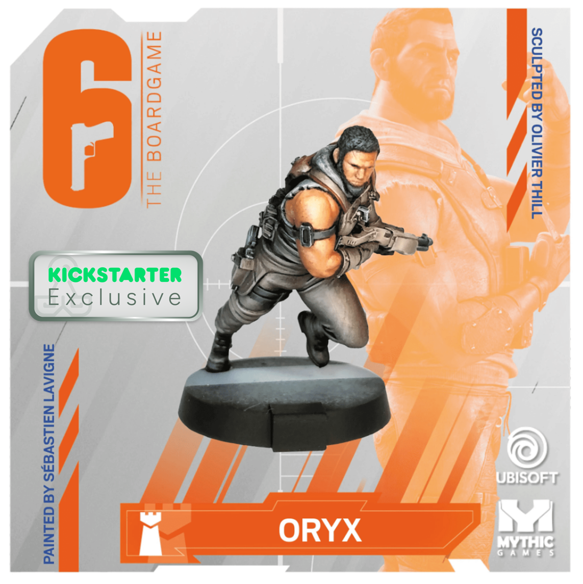 Kickstarter Exclusive Year 5 Expansion, Oryx Miniature, From 6: Siege - The Board Game