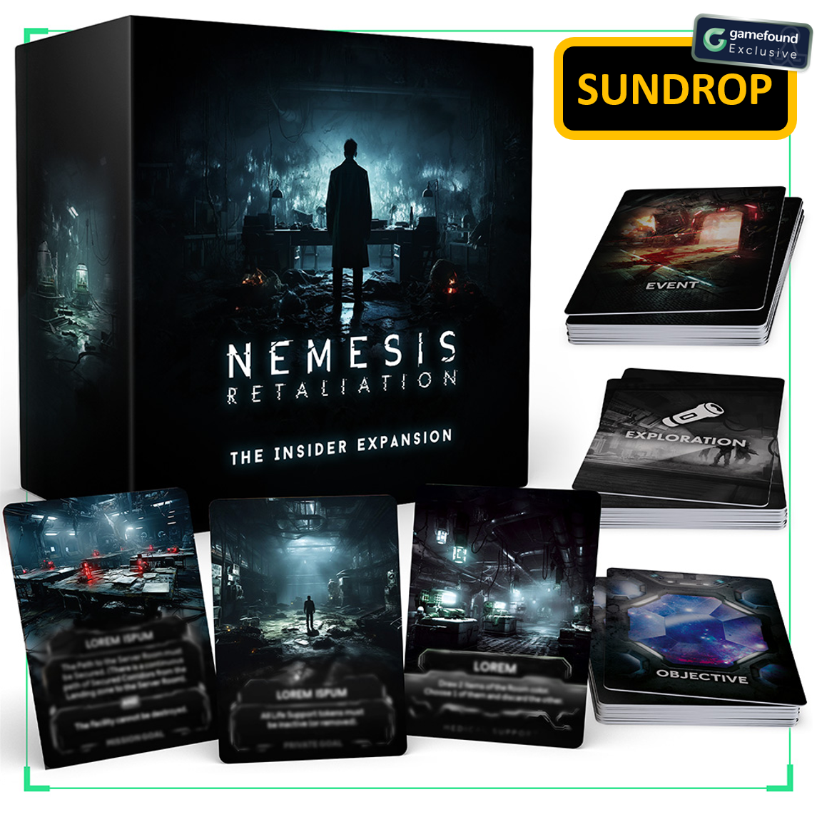 Nemesis: Retaliation Stretch Goals Expansion [SUNDROP] (Gamefound Exclusive PRE-ORDER)