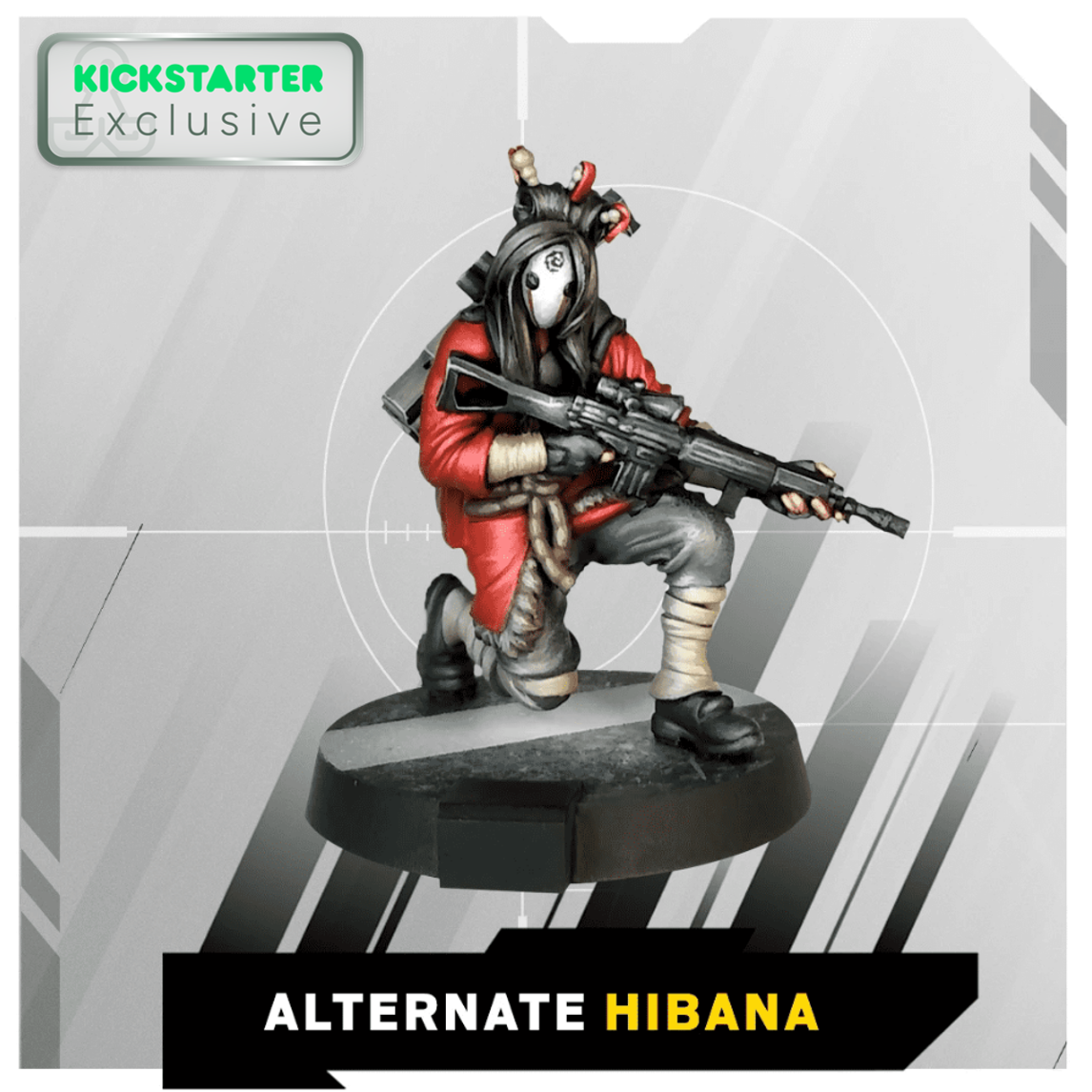 Kickstarter Exclusive Year 1 Expansion, Alternate Hibana Miniature Painted, From 6: Siege - The Board Game