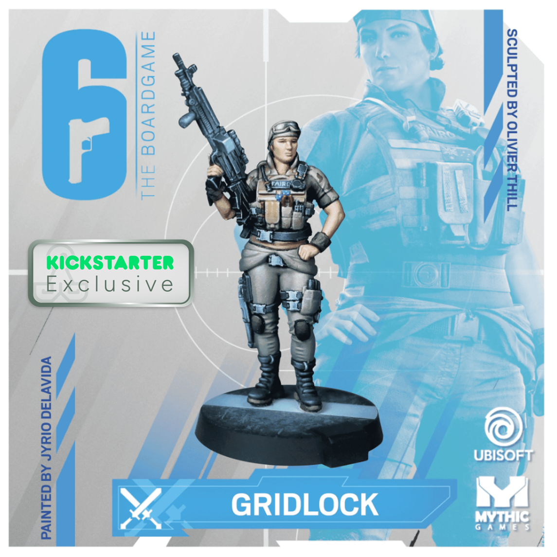 Kickstarter Exclusive Year 4 Expansion, Gridlock Miniature, From 6: Siege - The Board Game