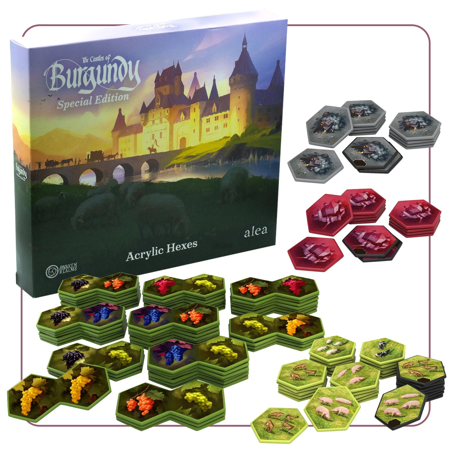 Castles of Burgundy: Special Edition Add-Ons Pledge [SUNDROP] (Gamefound Exclusive PRE-ORDER)