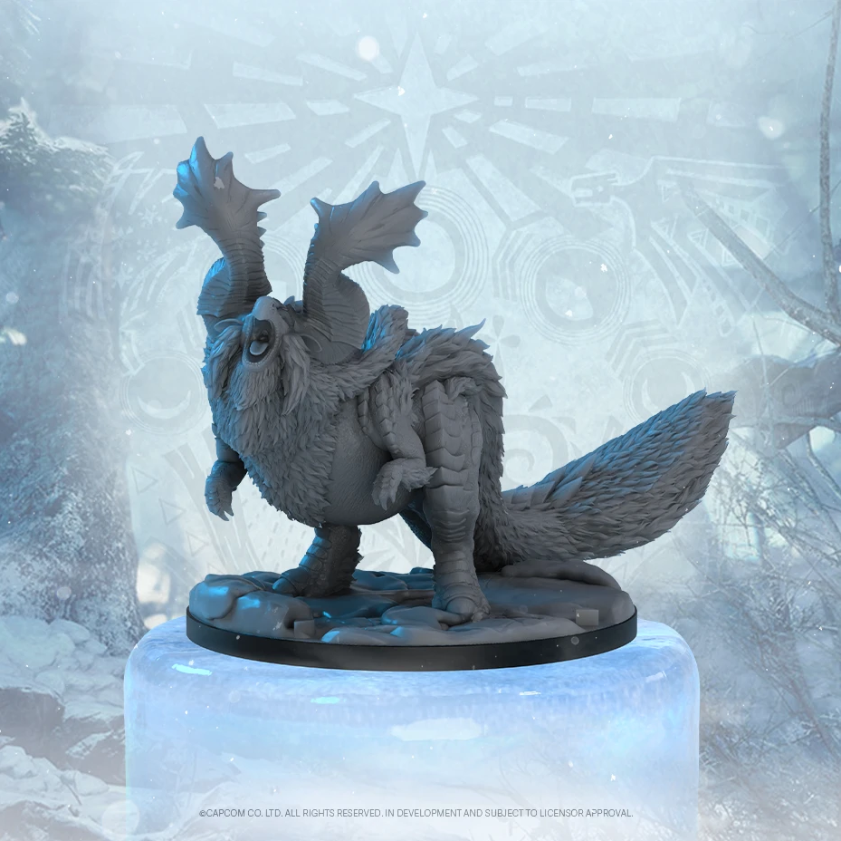 Kickstarter Exclusive Monster Hunter World Iceborne: The Board Game Core Box, Banbaro Miniature