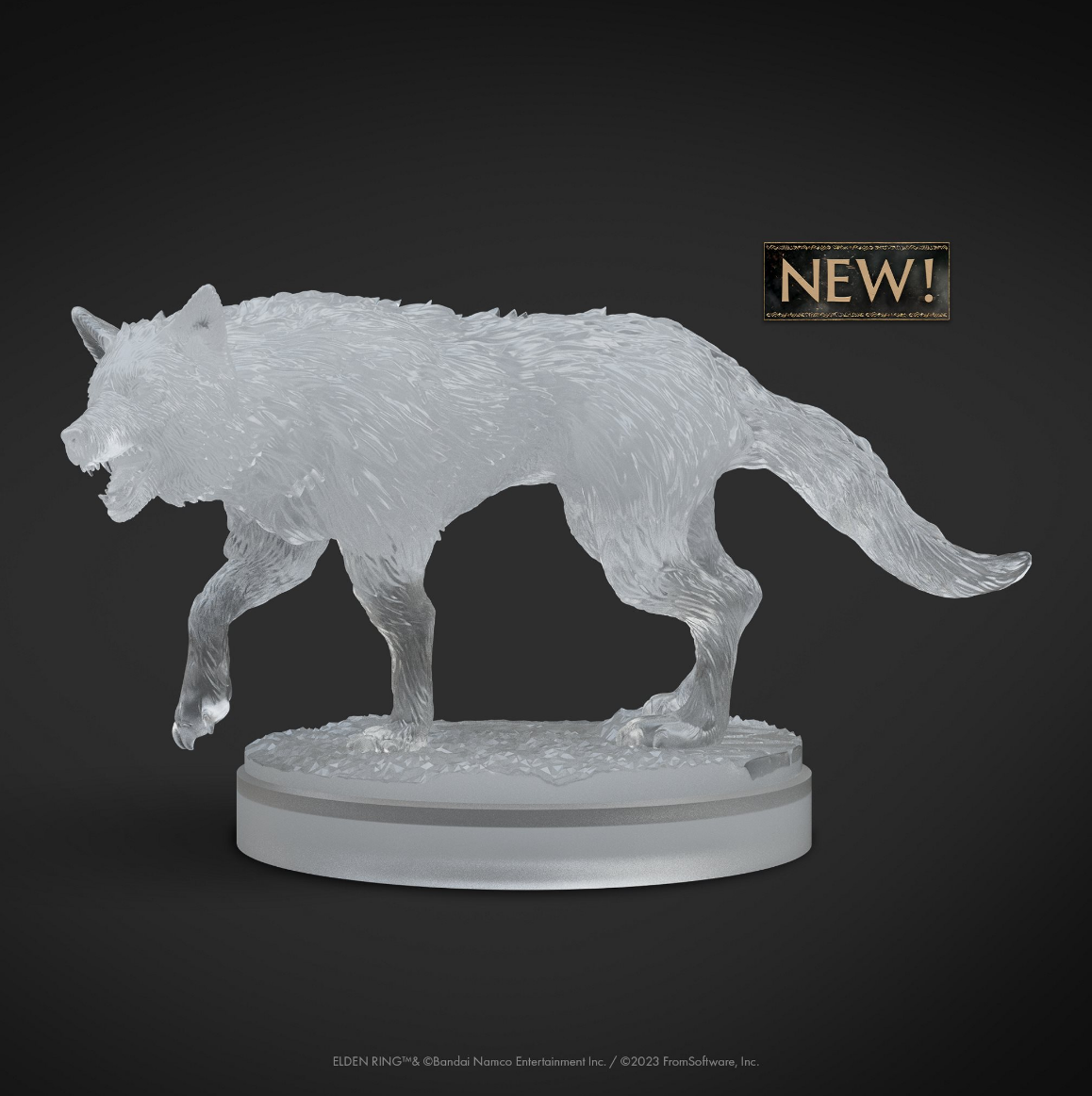 Kickstarter Exclusive Elden Ring: The Board Game Spirit Ashes Expansion Wolf Miniature