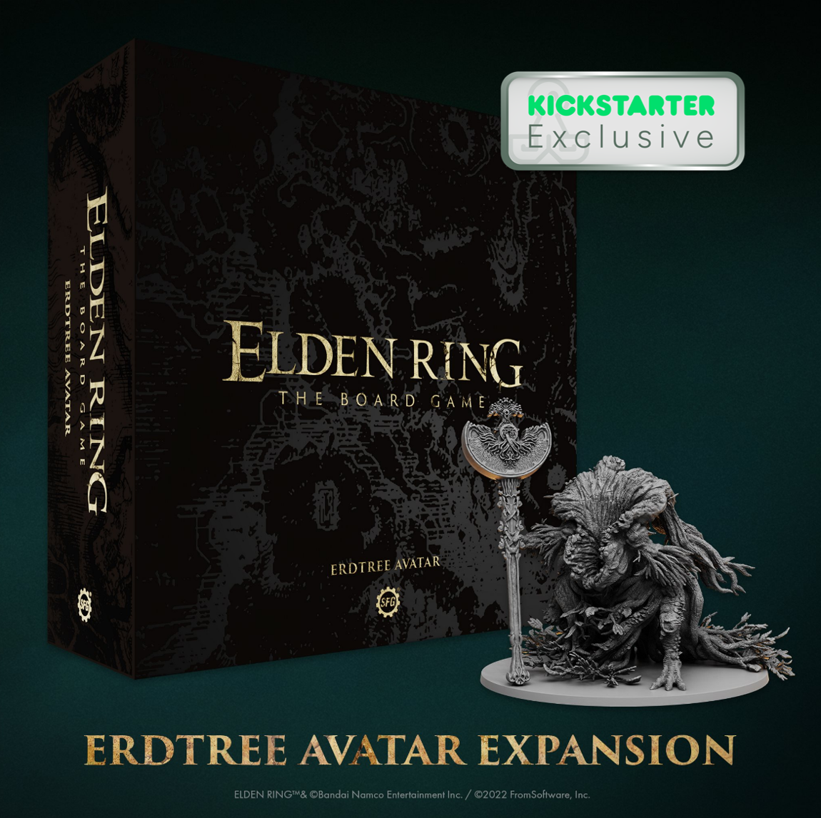 Kickstarter Exclusive Elden Ring: The Board Game Erdtree Avatar Expansion