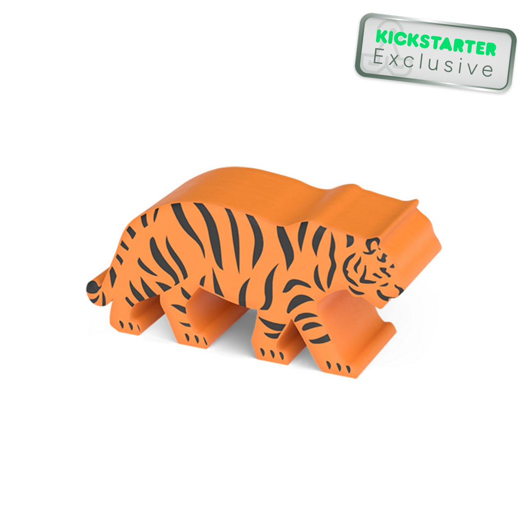 Kickstarter Exclusive Zoo Tycoon: The Board Game Tiger Meeple