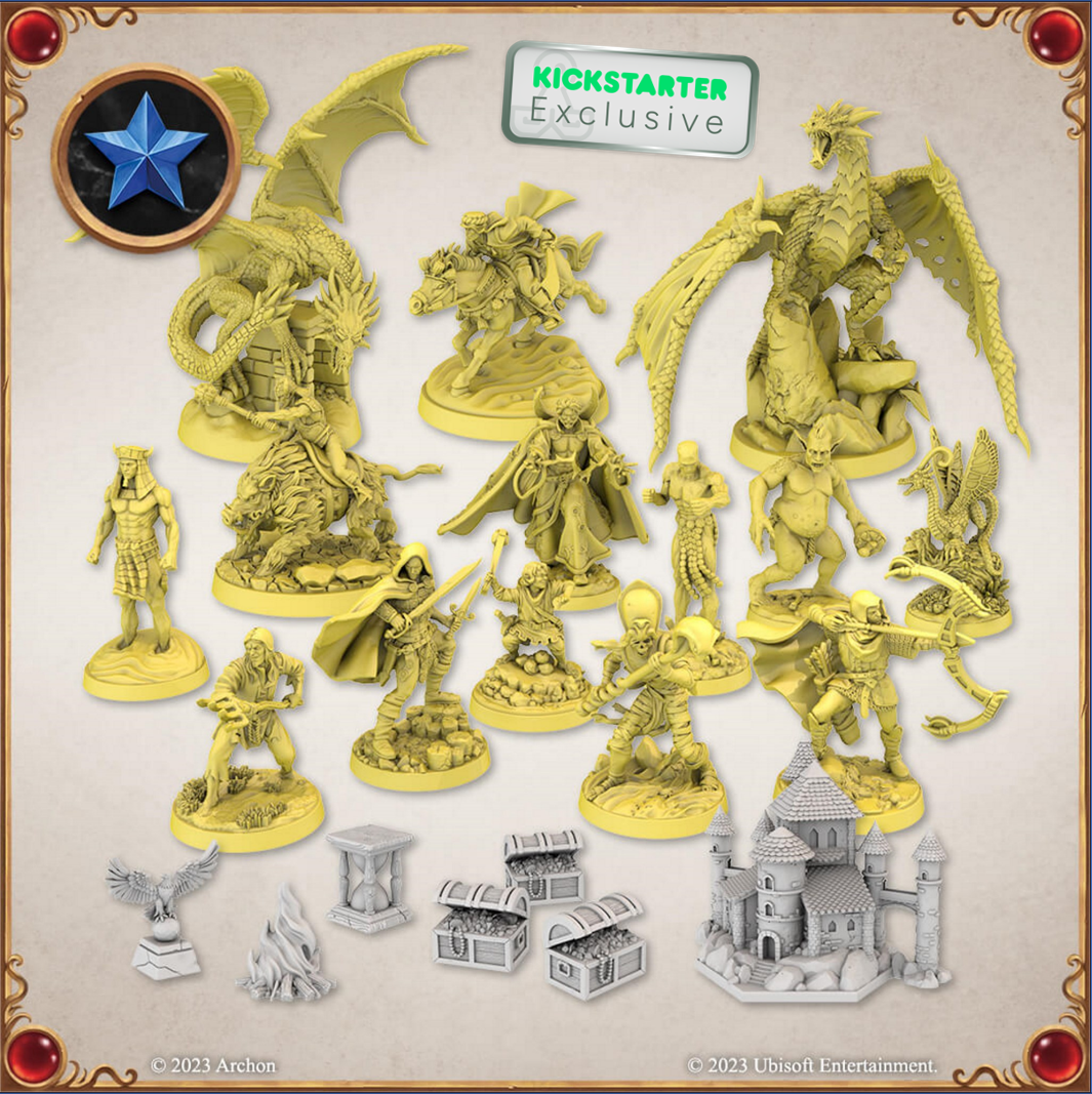 Kickstarter Exclusive Heroes of Might and Magic 3: The Board Game Stretch Goals