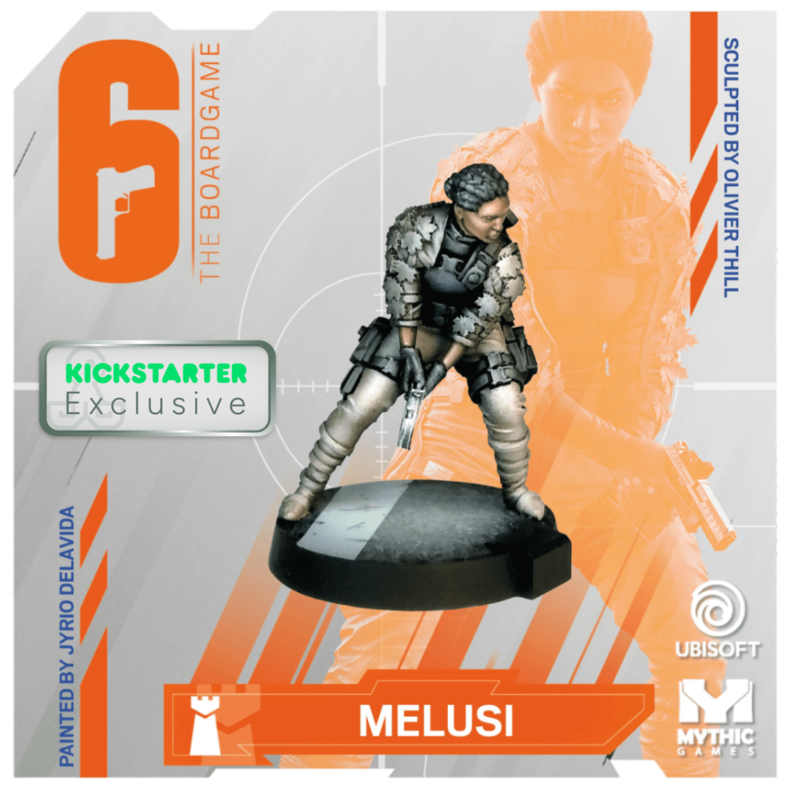 Kickstarter Exclusive Year 5 Expansion, Melusi Miniature, From 6: Siege - The Board Game