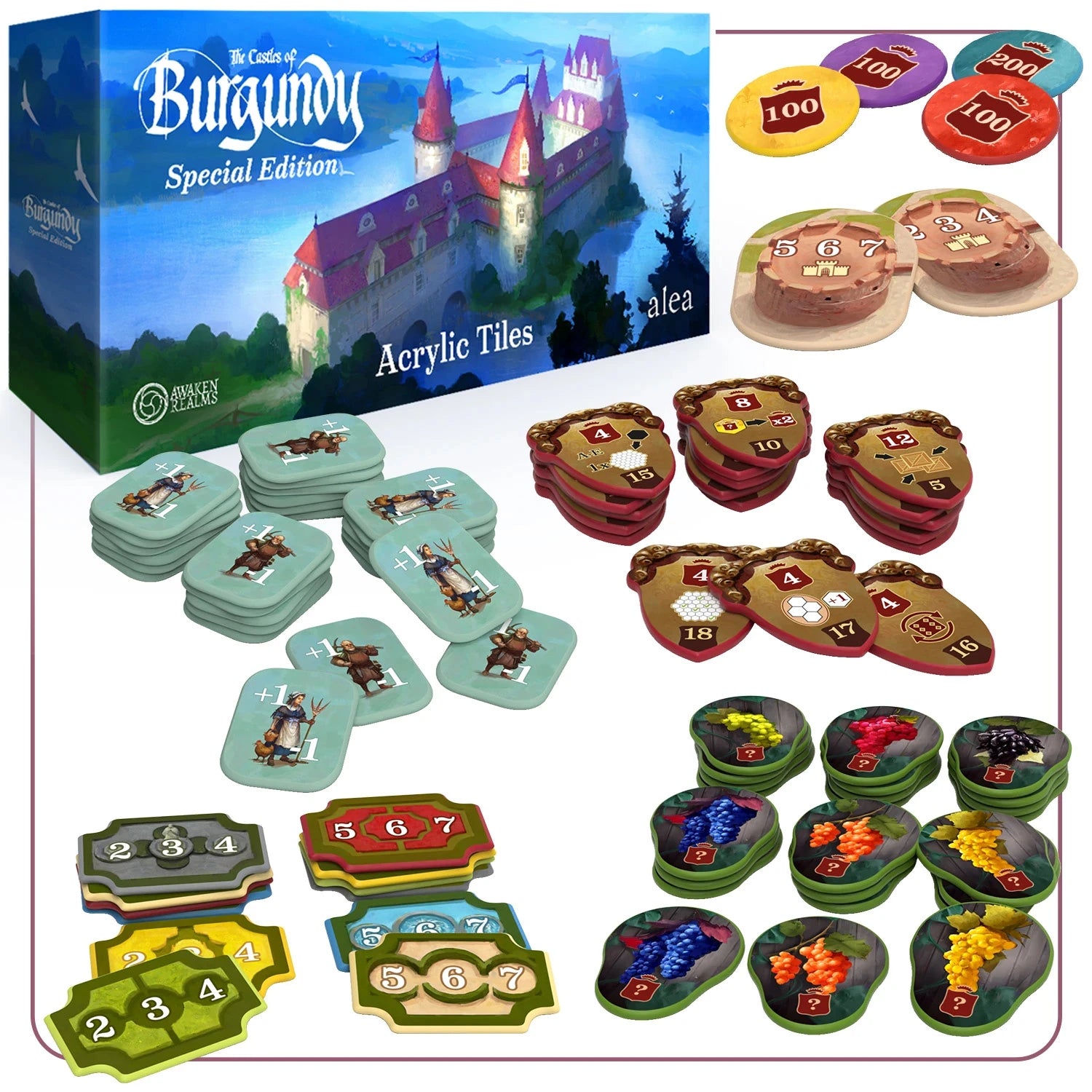 Castles of Burgundy: Special Edition Splendid Pledge [SUNDROP] (Gamefound Exclusive PRE-ORDER)