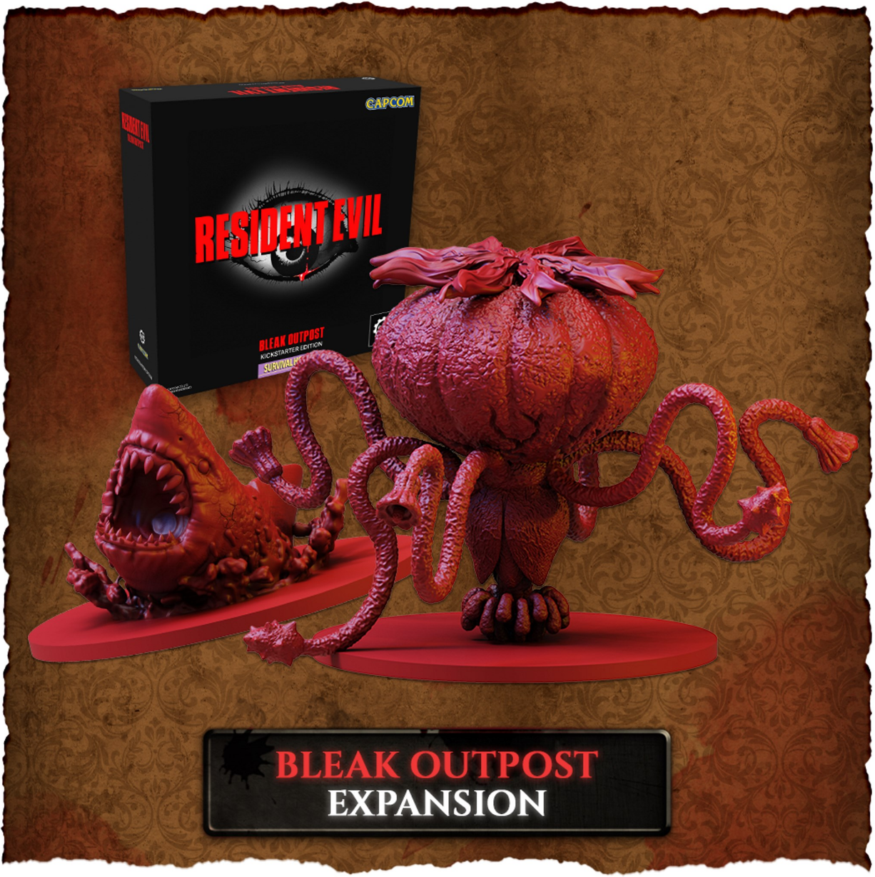 Kickstarter Exclusive Resident Evil: The Board Game Bleak Outpost Expansion