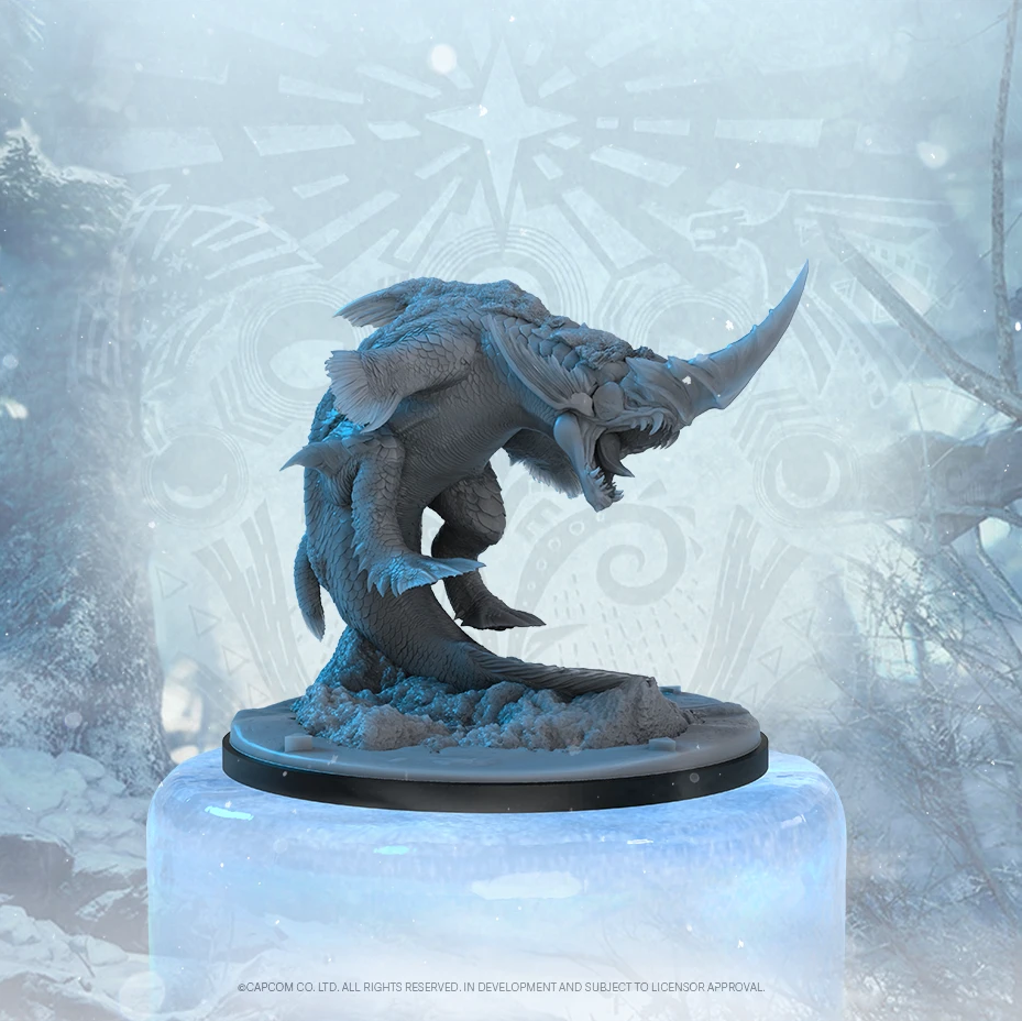 Kickstarter Exclusive Monster Hunter World Iceborne: The Board Game Core Box, Beotodus Miniature