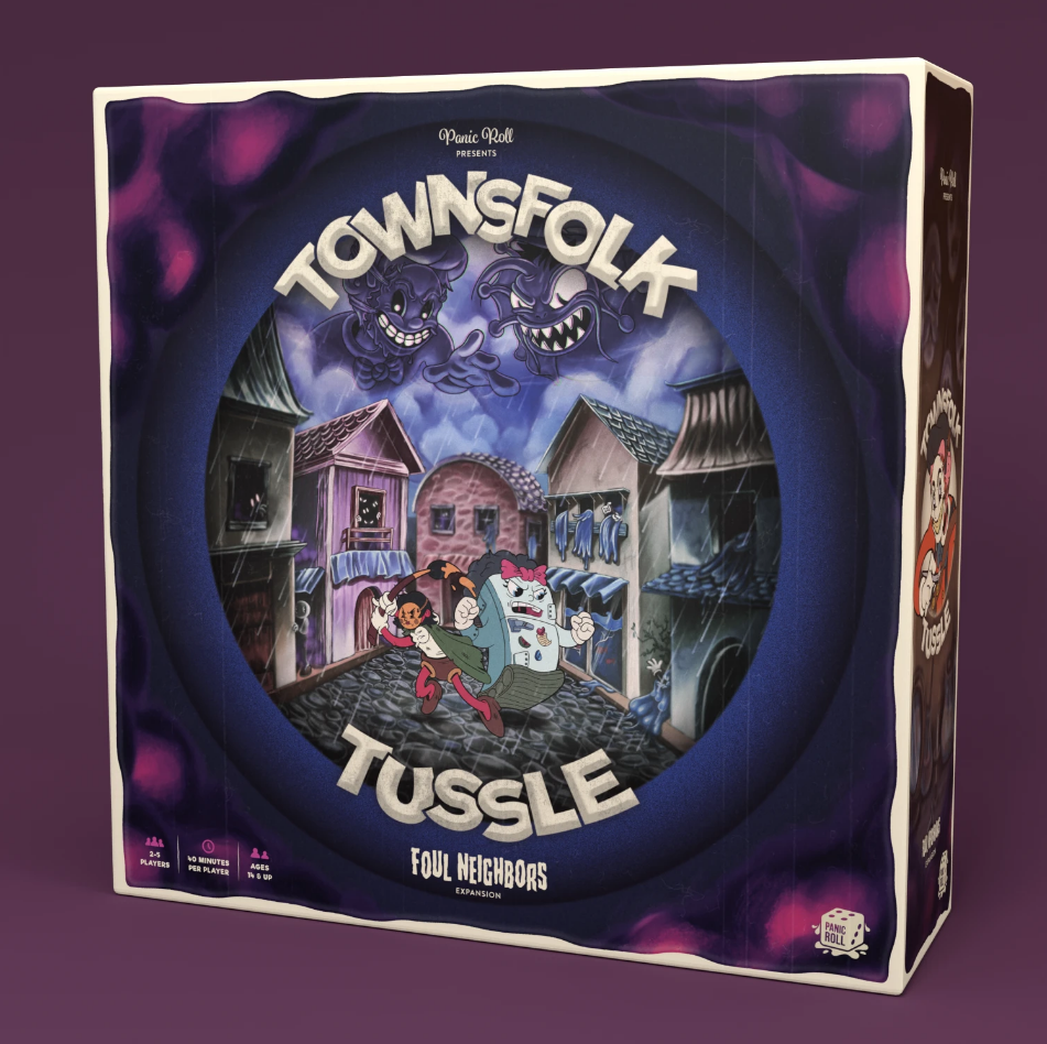 Kickstarter Exclusive Townsfolk Tussle Board Game Foul Neighbors Expansion