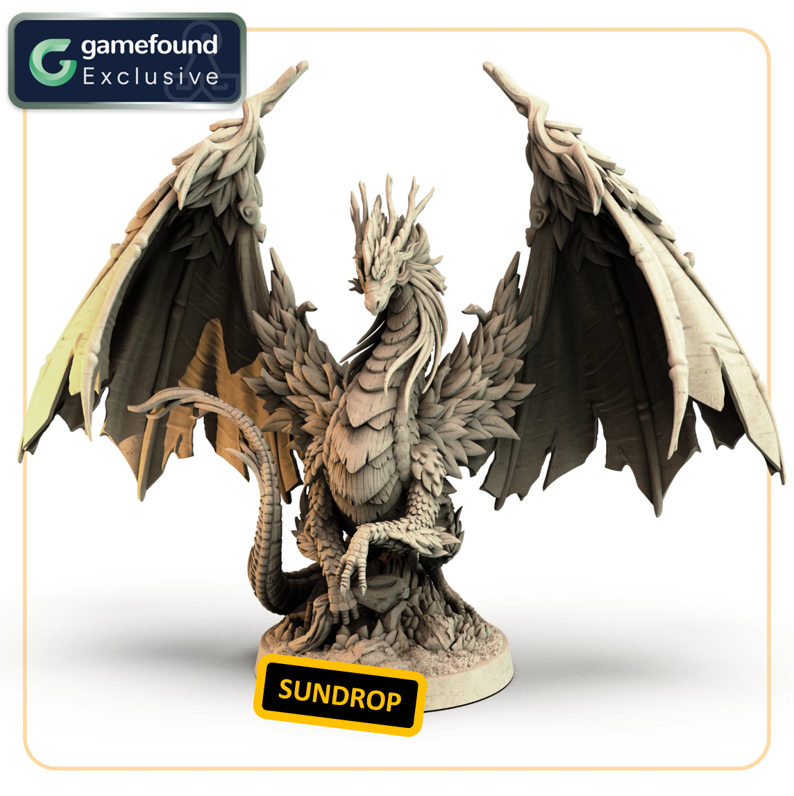 Gamefound Exclusive Dragon Eclipse Board Game Miniature, Sundrop Edition