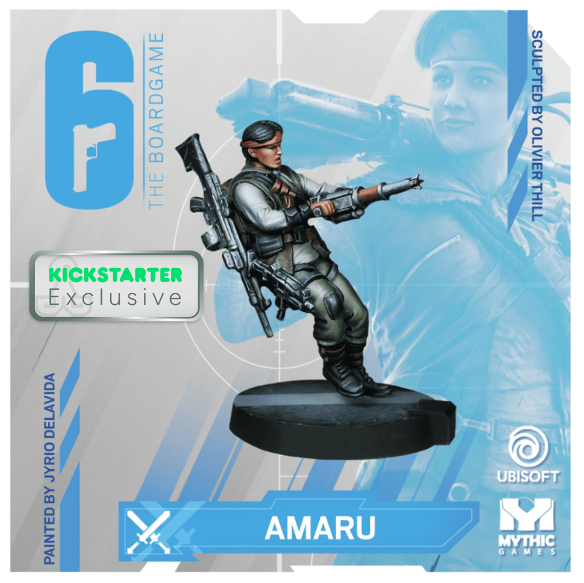 Kickstarter Exclusive Year 4 Expansion, Amaru Miniature, From 6: Siege - The Board Game