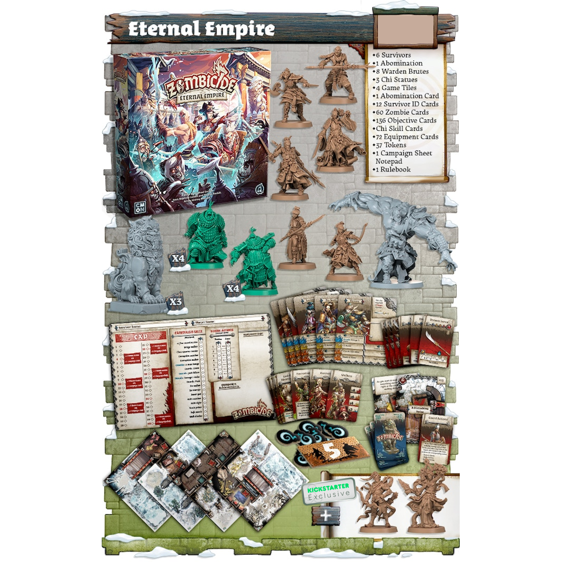 Zombicide: White Death Avalanche All-In Pledge (Kickstarter Exclusive PRE-ORDER)