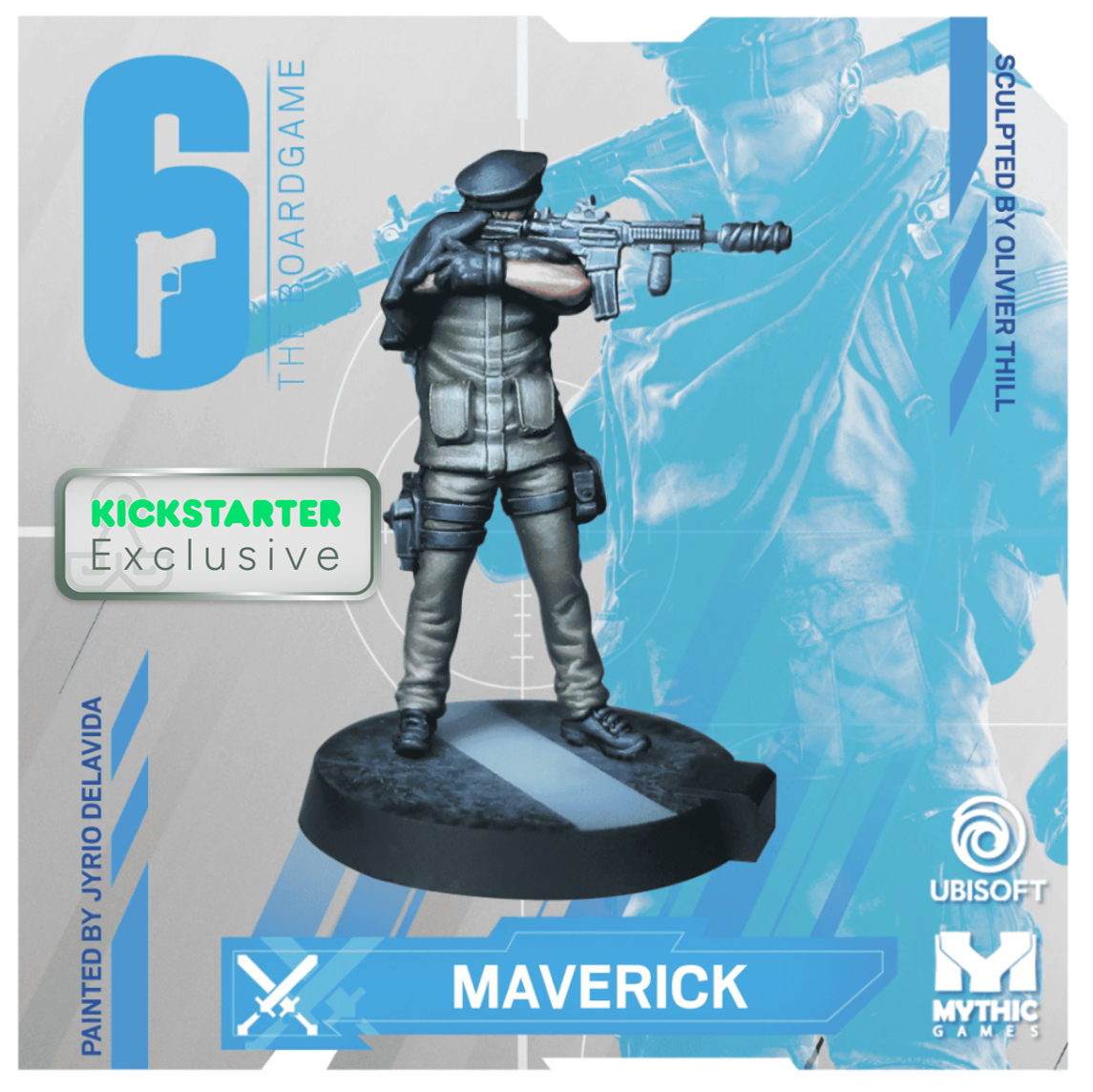 Kickstarter Exclusive Year 3 Expansion, Maverick Miniature, From 6: Siege - The Board Game