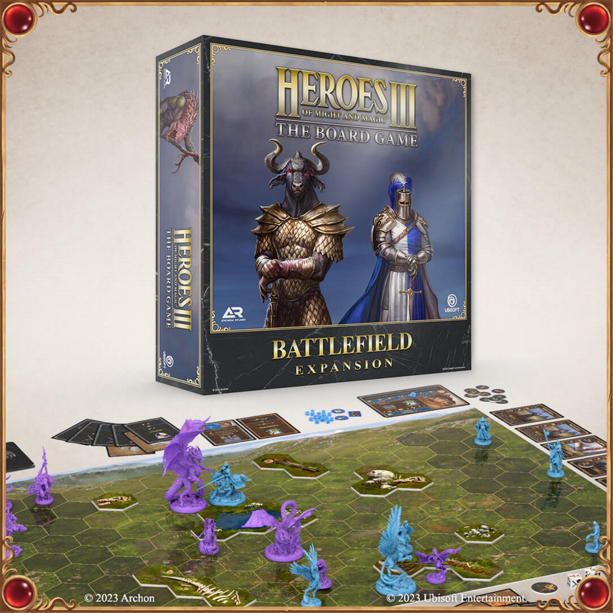 Kickstarter Exclusive Heroes of Might and Magic 3: The Board Game Battlefield Expansion