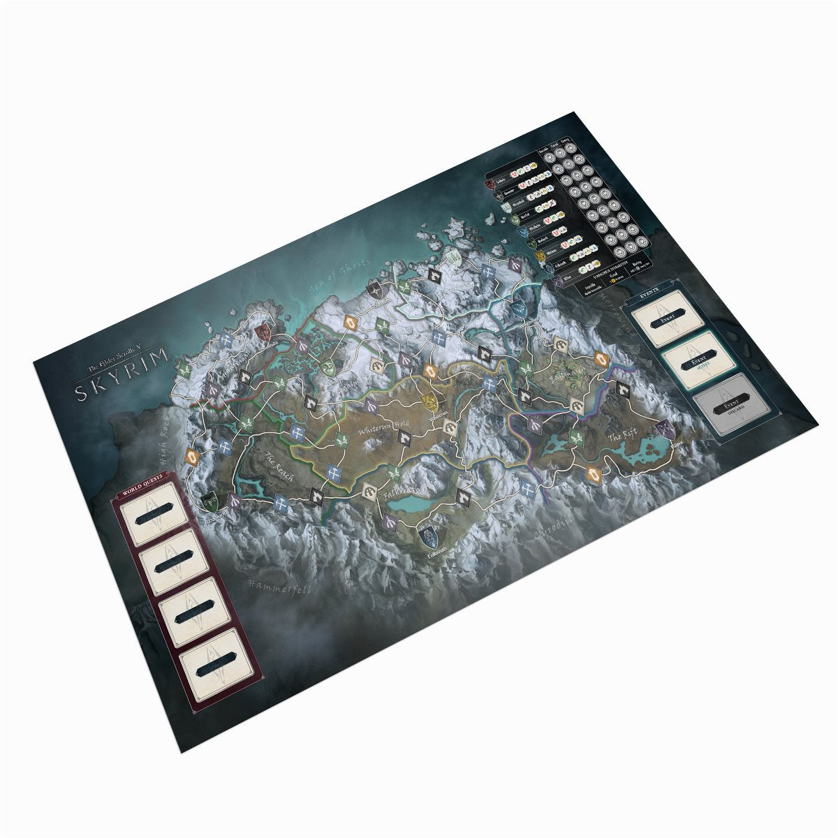 Gamefound Exclusive The Elder Scrolls V: Skyrim The Adventure Game Playmat