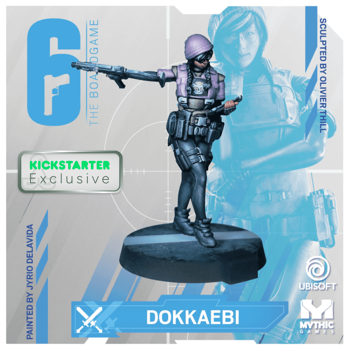 Kickstarter Exclusive Year 2 Expansion, Dokkaebi Miniature, From 6: Siege - The Board Game