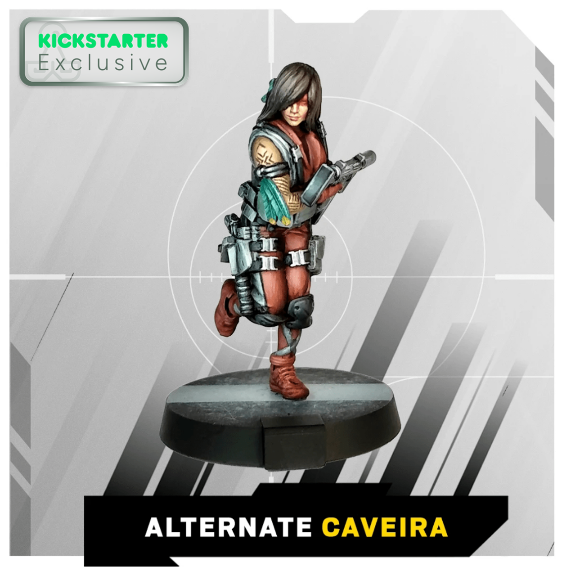 Kickstarter Exclusive Alternate Caveira Miniature From 6: Siege - The Board Game