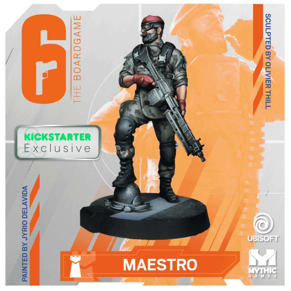 Kickstarter Exclusive Year 3 Expansion, Maestro Miniature, From 6: Siege - The Board Game