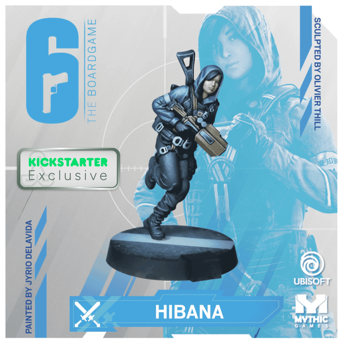 Kickstarter Exclusive Year 1 Expansion, Hibana Miniature, From 6: Siege - The Board Game