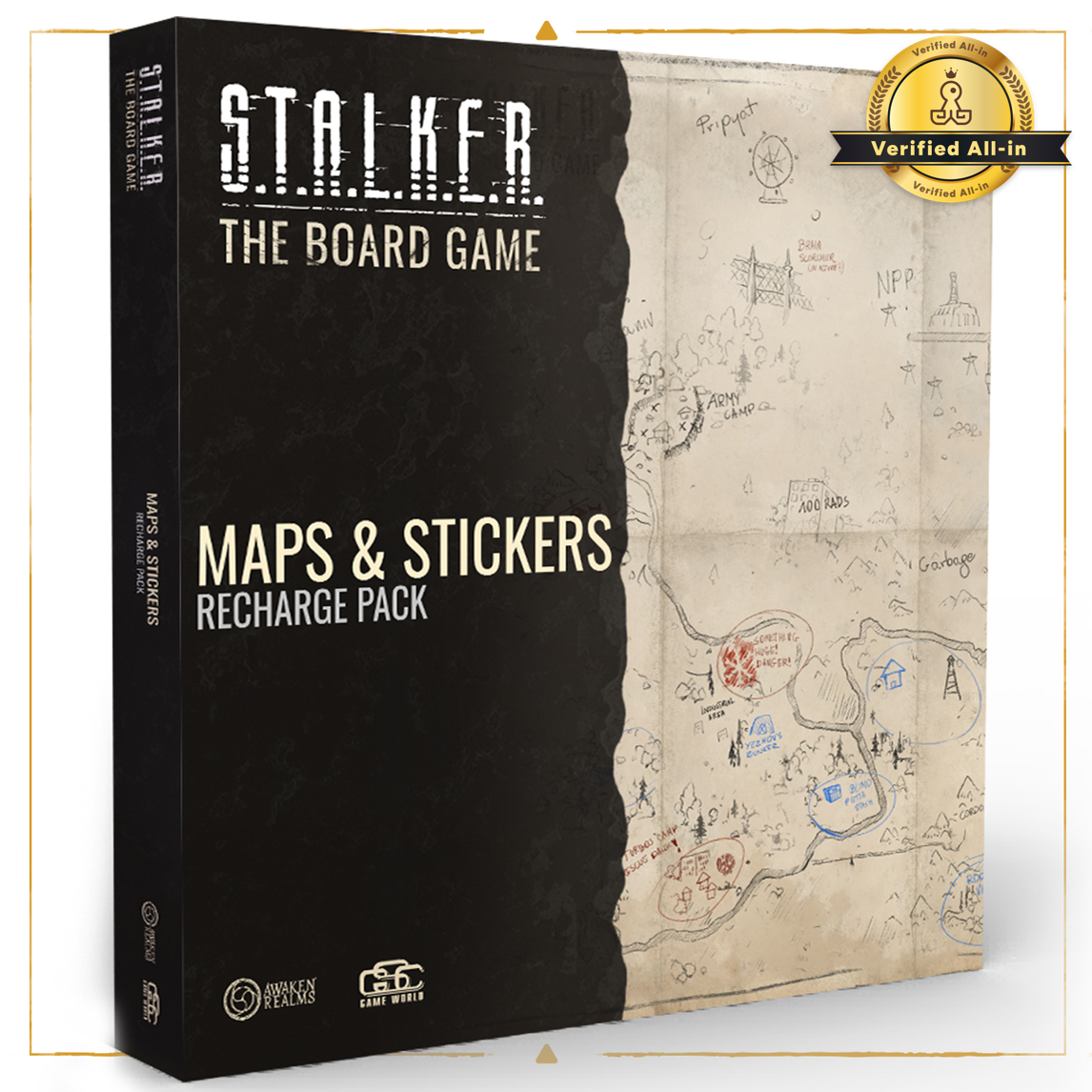 Gamefound Exclusive STALKER: The Board Game recharge pack