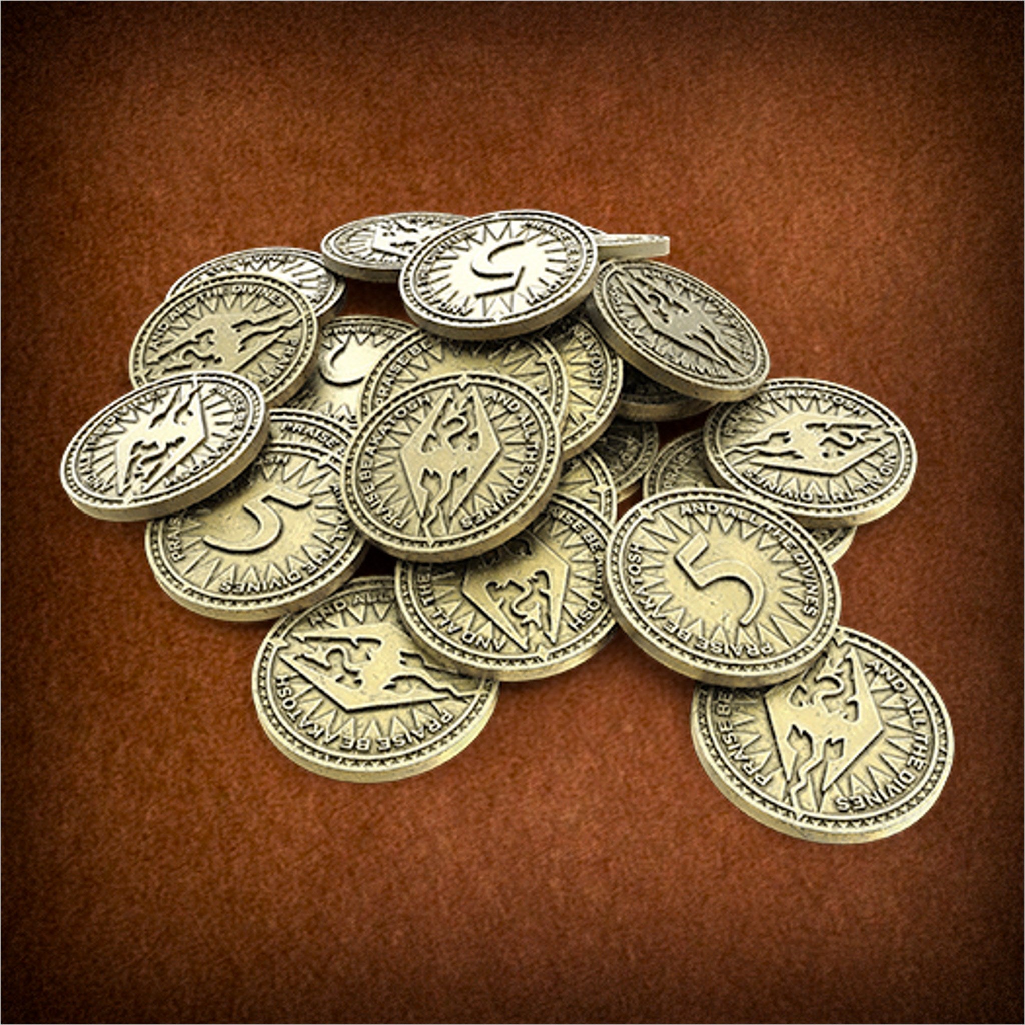 Gamefound Exclusive The Elder Scrolls V: Skyrim The Adventure Game Metal Coins