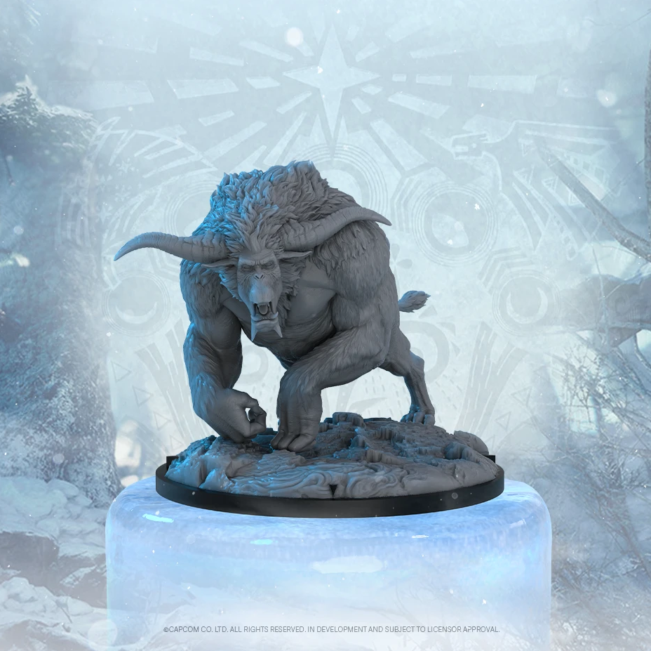 Kickstarter Exclusive Monster Hunter World Iceborne: The Board Game Core Box, Rajang Miniature