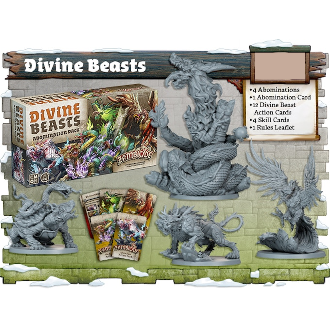 Zombicide: White Death Verified Avalanche All-In PRE-ORDER (Includes All Kickstarter Exclusive Content)