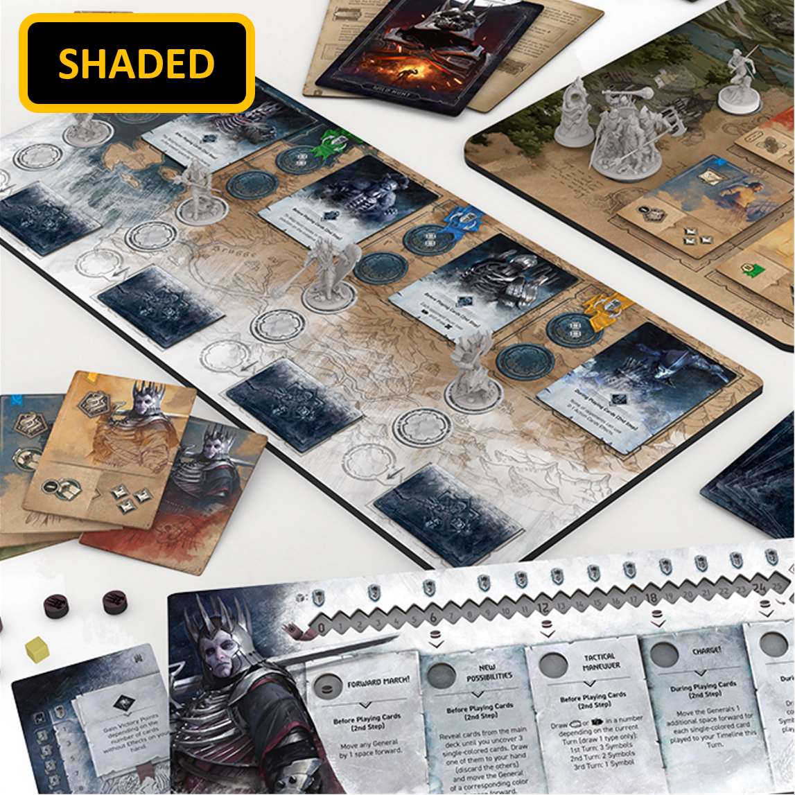 Gamefound Exclusive The Witcher: Path of Destiny Board Game Expansion Contents