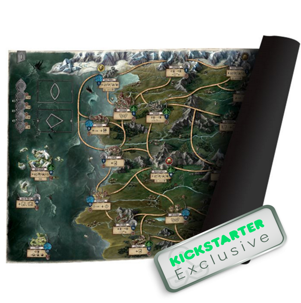 Kickstarter Exclusive The Witcher: Old World Board Game Playmat