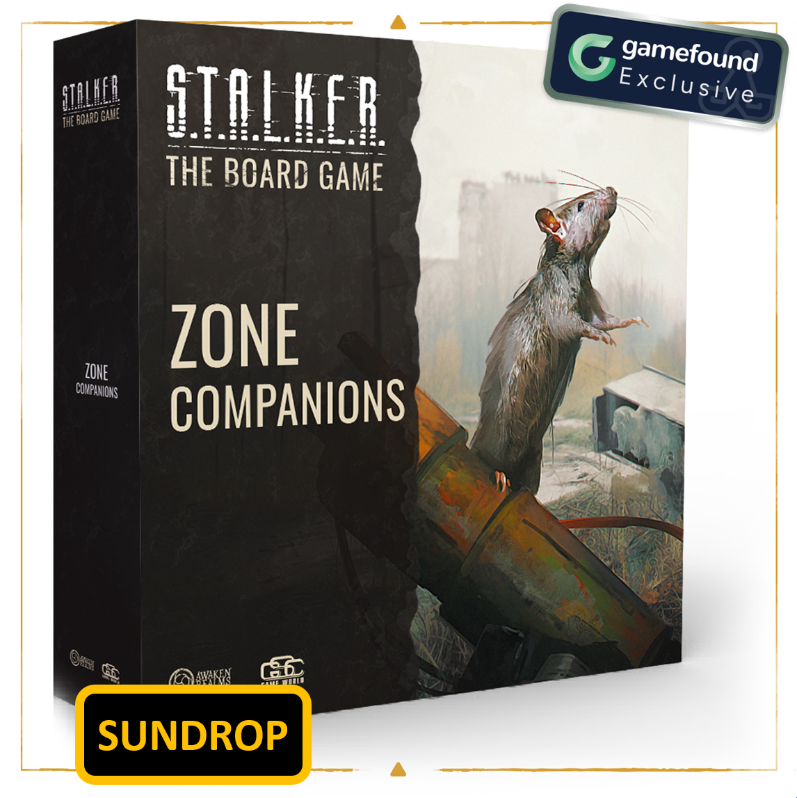 Gamefound Exclusive STALKER: The Board Game Zone Companions expansion, sundrop edition