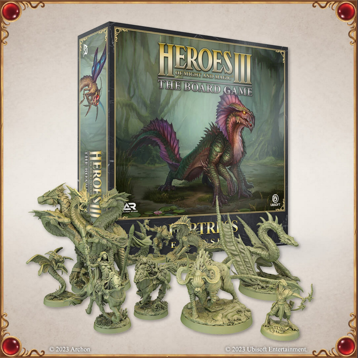 Kickstarter Exclusive Heroes of Might and Magic 3: The Board Game Fortress Expansion