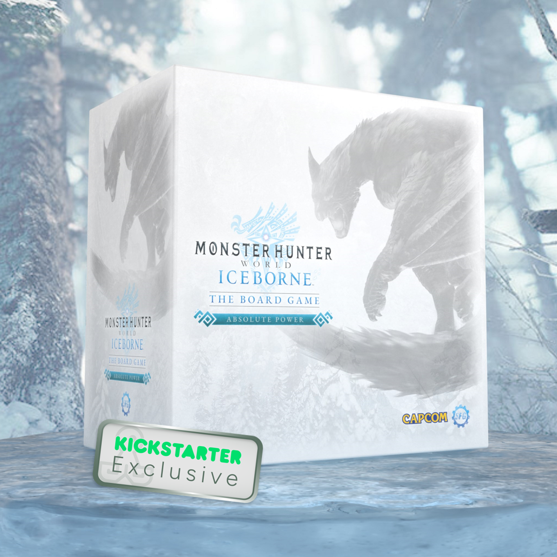 Kickstarter Exclusive Monster Hunter World Iceborne: The Board Game Absolute Power Stretch Goals Expansion